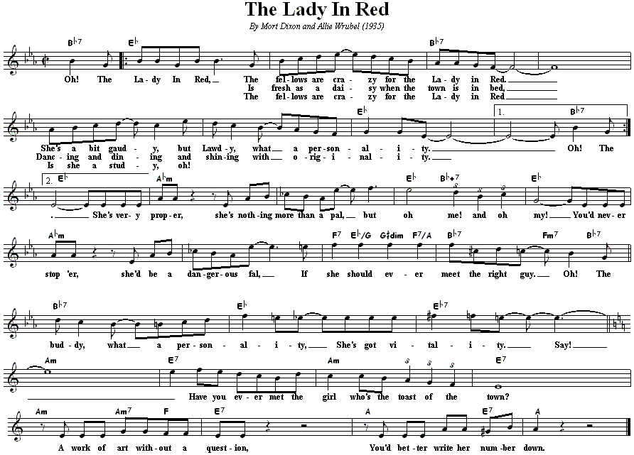 The Lady In Red (1935)